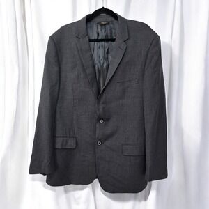 Camiloni‎ Italia Wool Cashmere Blazer Charcoal Gray Sport Coat Size Men's 46R
